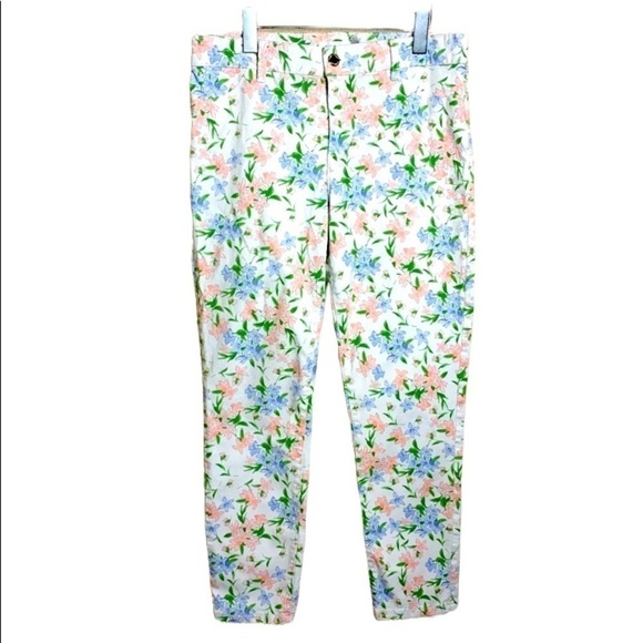 🔥🔥Calvin Klein floral jeans size 10 - Picture 1 of 8